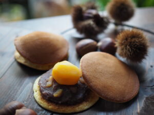 和菓子の常識を変える、極みの栗どら焼き。